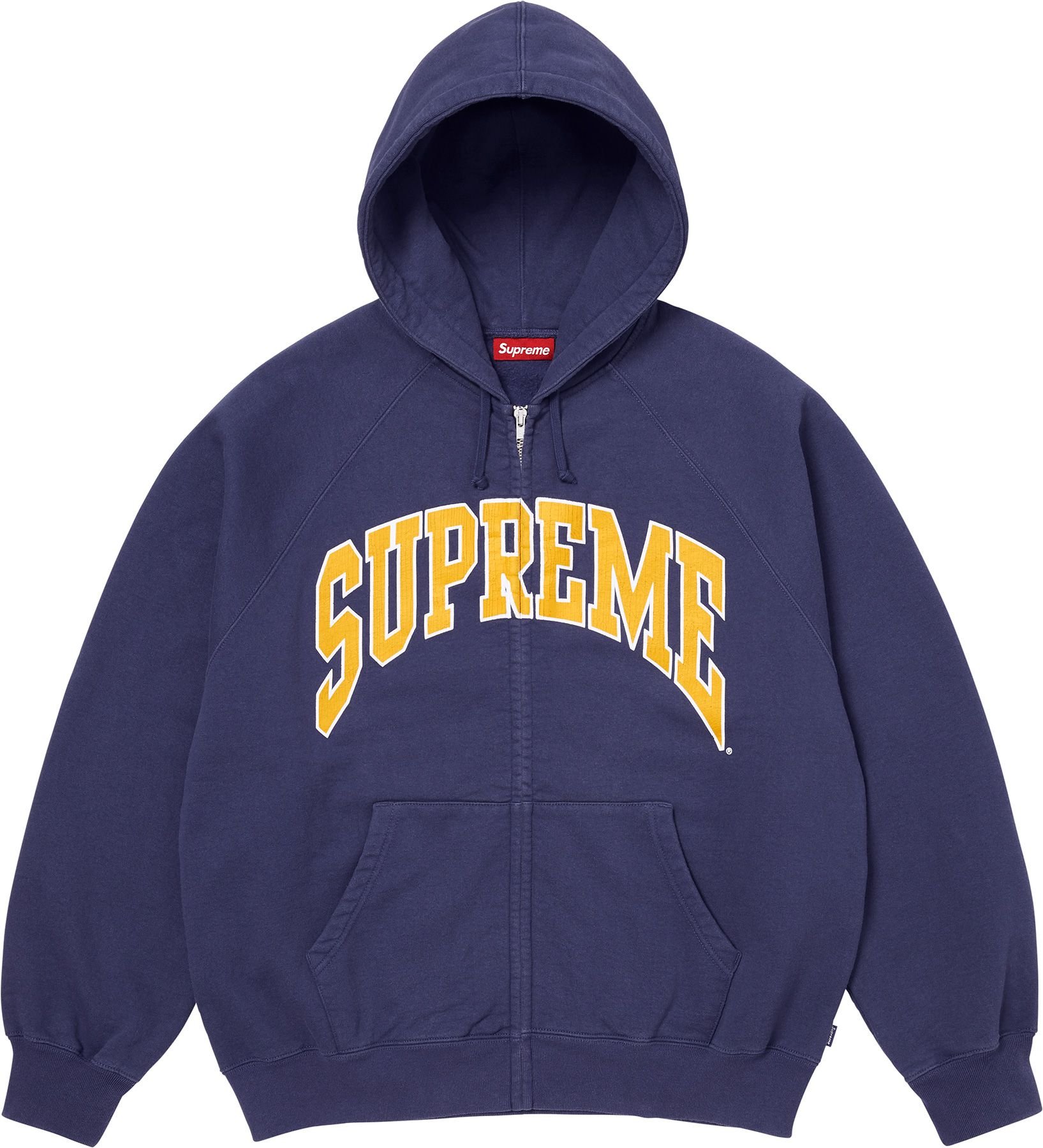 Cracked Raglan Zip Up Hooded Sweatshirt view 9